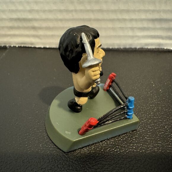 Tiger Jeet Singh Japanese Mini Big Head Wrestling Figure AJPW Georgia Coffee 1” - Picture 4 of 6